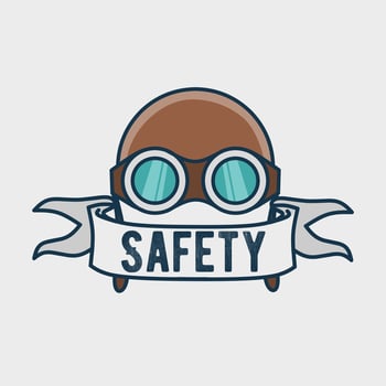 vector of pilot helmet, safety equipment, perfect for t-shirt design etc.