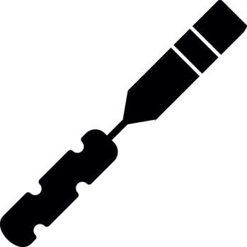 Chisel Vector Icon Design