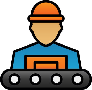 Assembling Vector Icon Design