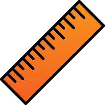 Ruler Vector Icon Design