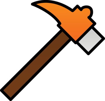 Hammer Vector Icon Design