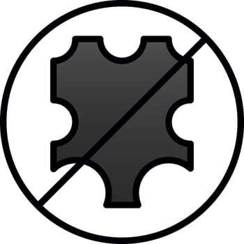 No leather Vector Icon Design