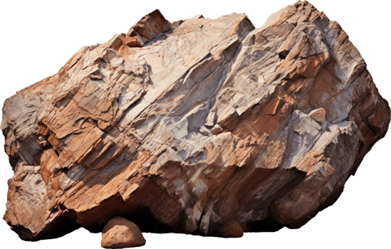 Obsidian rock with . png