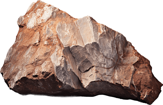 Obsidian rock with . png