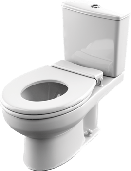 Toilet bowl with . png