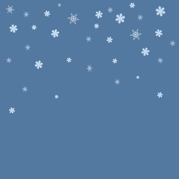 snow falling winter season background vector