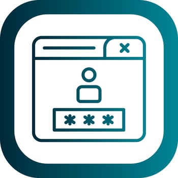 Login Vector Icon Design