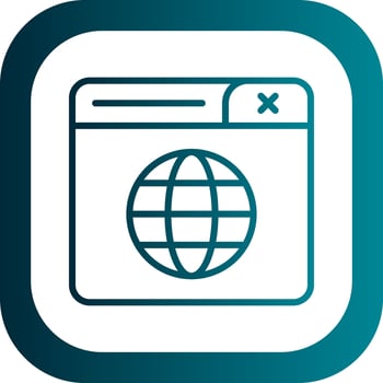 World Wide Web Vector Icon Design
