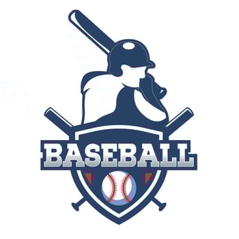 Baseball mascot logo vector