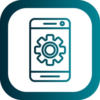 Mobile Phone Vector Icon Design
