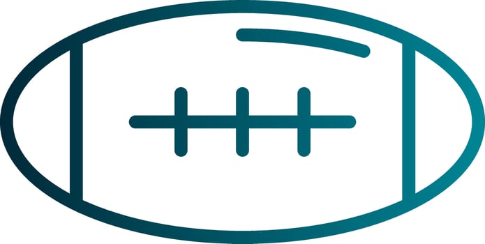 Rugby Vector Icon Design