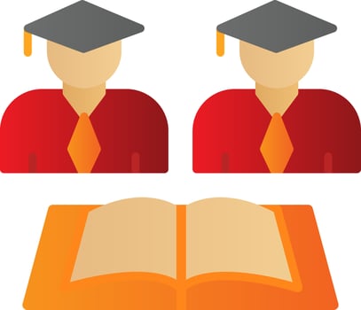 Alumni Vector Icon Design