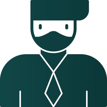 Face Mask Vector Icon Design