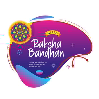 Happy Raksha Bandhan Banner Background Design Illustration vector