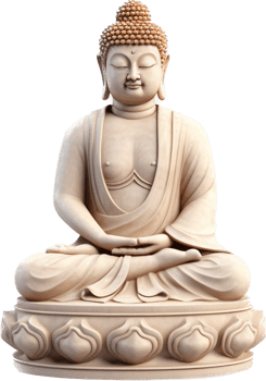 Buddha Statue with . png