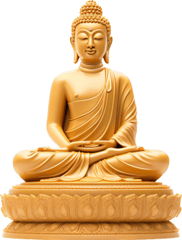 Buddha Statue with . png