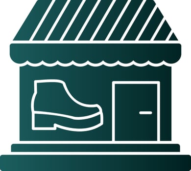 Shoe shop Vector Icon Design
