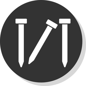 Nails Vector Icon Design