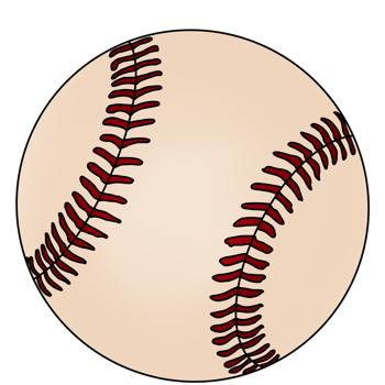 Real leather baseball png