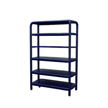 Modern shelf isolated on white background png