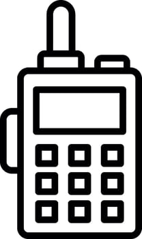 Walkie Talkie  Vector Icon Design