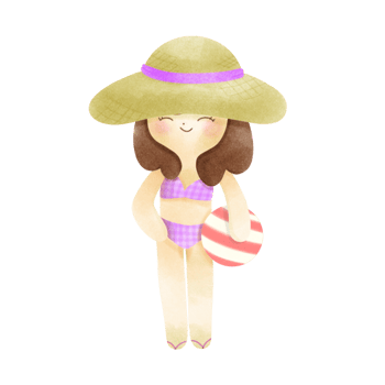 little girl by the sea png