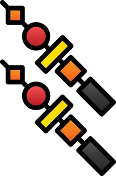 Kebab Vector Icon Design