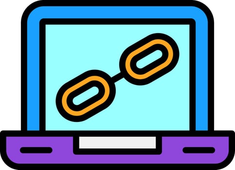 Link  Vector Icon Design