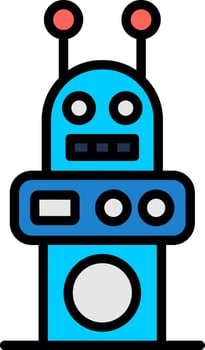 Robot  Vector Icon Design