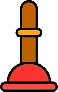 Plunger  Vector Icon Design