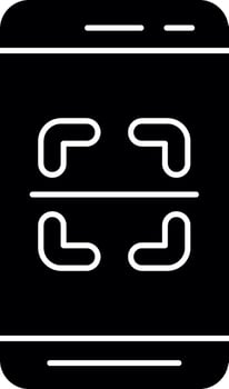 Mobile Scanner  Vector Icon Design