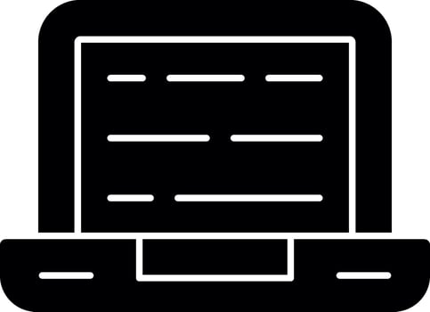 Laptop  Vector Icon Design