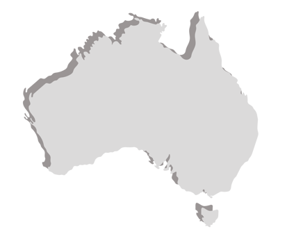 Australia map 3d png