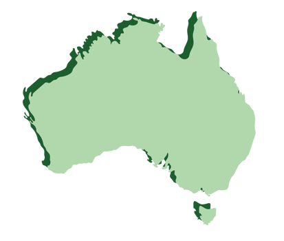 Australia map 3d png