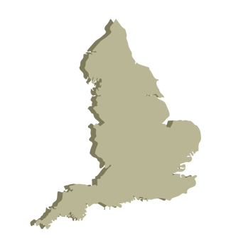 England map grey 3d png