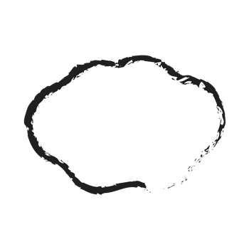 white cloud with line style charcoal png
