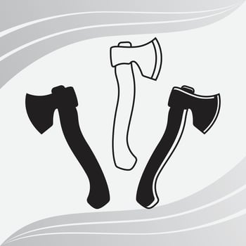 Axe, Axe Silhouette,Lumberjack Eps, Axe Eps, Axe Clipart, Cross Axe, Woodcutter Eps vector