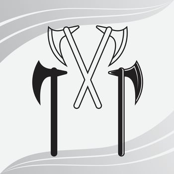 Axe, Axe Silhouette,Lumberjack Eps, Axe Eps, Axe Clipart, Cross Axe, Woodcutter Eps vector