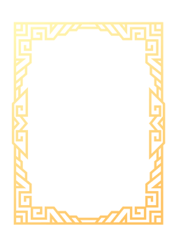 Abstract rectangle frame. Vertical rectangular golden frame.PNG with transparent background. png