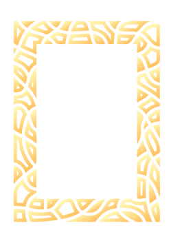 Abstract rectangle frame. Vertical rectangular golden frame.PNG with transparent background. png