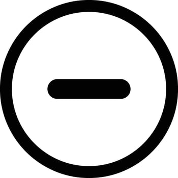 minus line icon vector