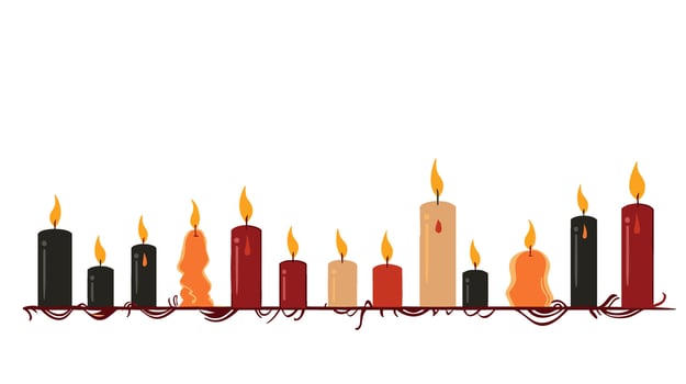 Illuminating Symbolism Exploring the Meaning Behind the Candle Logo vector