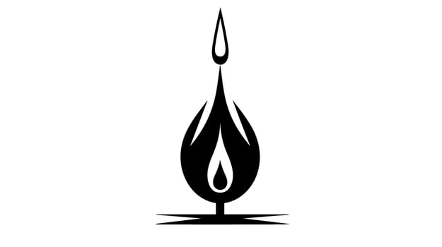 Illuminating Symbolism Exploring the Meaning Behind the Candle Logo vector