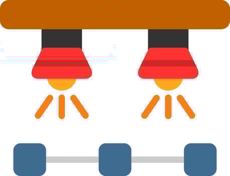 Spotlights  Vector Icon Design