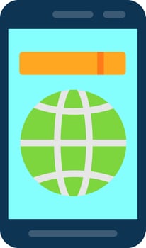 Mobile Web  Vector Icon Design
