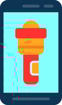 Flashlight  Vector Icon Design
