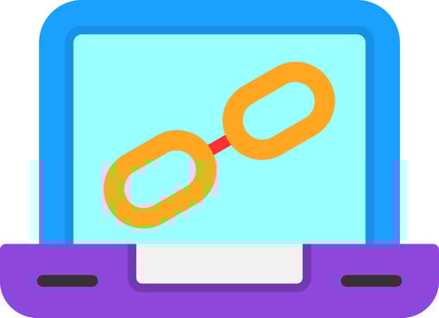 Link  Vector Icon Design