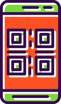 Qr Code  Vector Icon Design