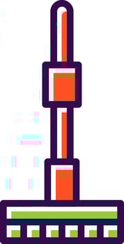 Floor Mop  Vector Icon Design