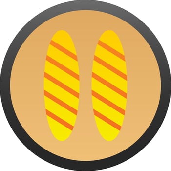 Baguette Vector Icon Design